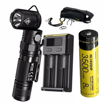 

NITECORE MT21C Multi-functional Flashlight Kit CREE XP-L HD V6 max 1000 lumen 90 Degree Adjustable torch beam distance 184 meter