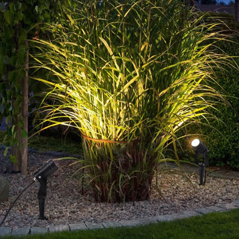 5W 7W 10W IP65 Spike Lawn Lamp LED Garden Light Outdoor 12V 110V 220V For Yard Path Driveway Lanscape