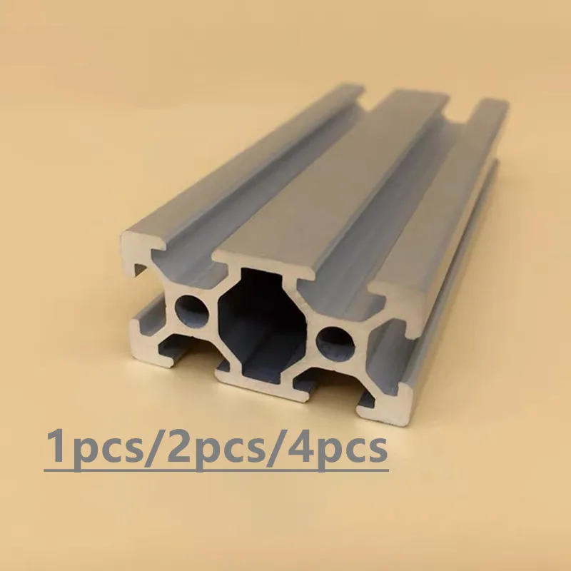 2 Pz 2080 V-Slot Profilo In Alluminio Estrusione Telaio Nero