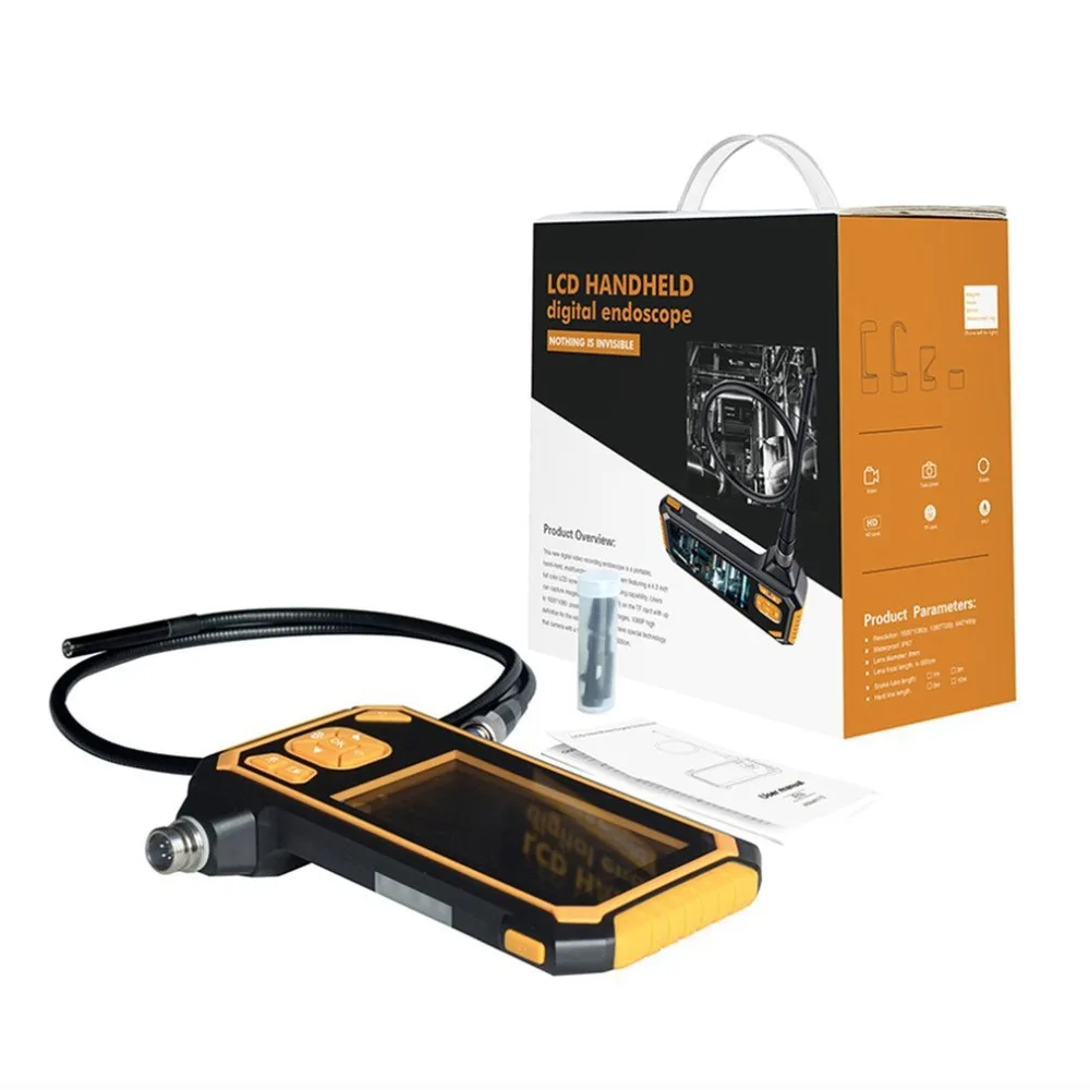Inskam Professional LCD 4.3 Inch Screen Handheld Digital Inspection Camera System Recording Endoscope Monitor Machine