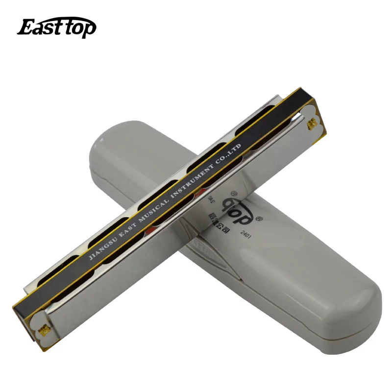 Easttop губная гармоника 24 Отверстия рот арфа тремоло Ключ C MondHarmonica Instrumento Musicales arpa de boca armónica губная гармоника