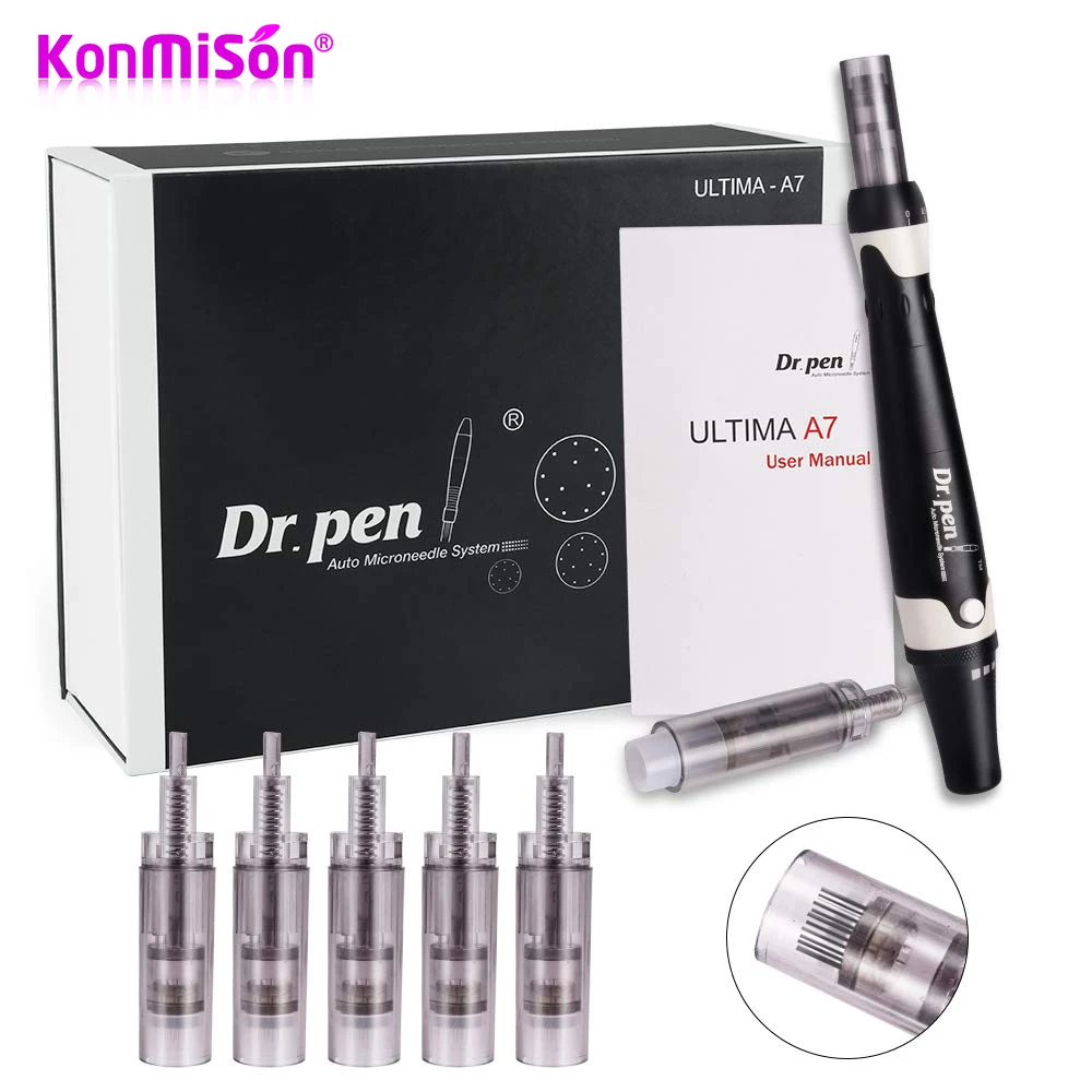 Ultima A7 Dr. Ручка микроиглы терапевтическая Системы Дерма роллер акне уход за кожей