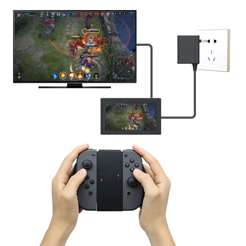 

Comfort Grip Handle Bracket Support Holder Charger For Nintendo Nintend Switch Joy-Con Plastic Handle Bracket Holder For Nintend