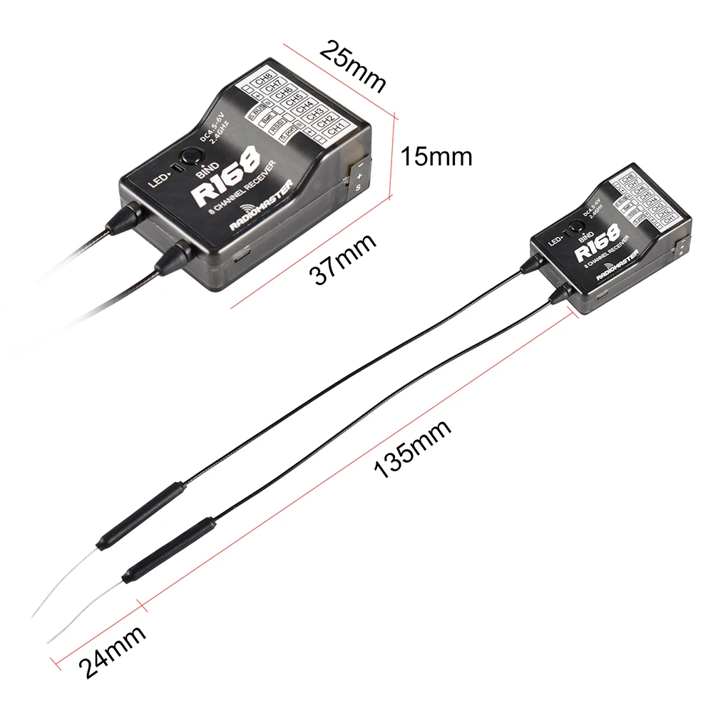 New RadioMaster R81 R84 R86 R86C R88 R161 R168 2.4GHz Over 1KM SBUS Nano  Receiver Compatible FrSky D8 TX16S Support Return RSSI|Parts \u0026 Accessories|  - AliExpress