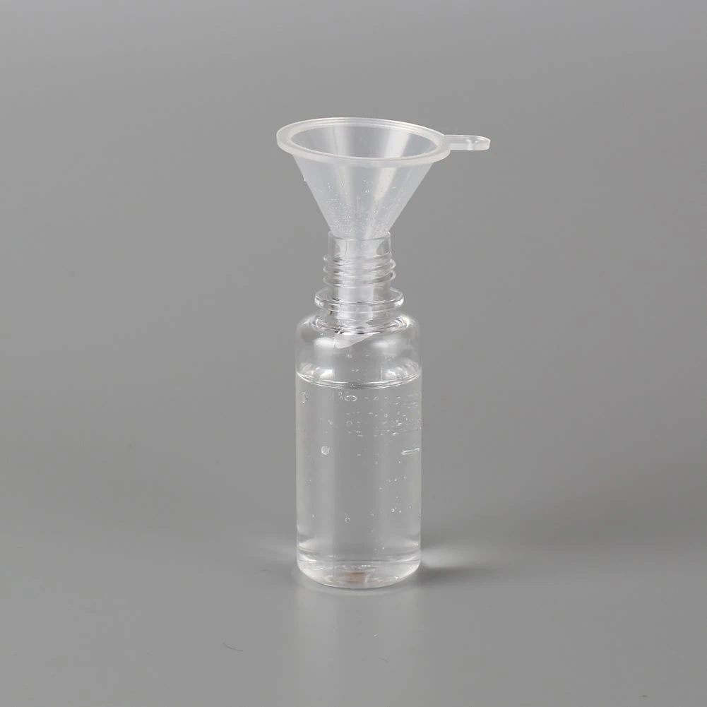 PET Clear Dropper Bottles Empty Plastic Juice Eye Liquid Refillable Containers with Black Caps Dropper Tips 10PCS X 5ML-100ML refillable bottles