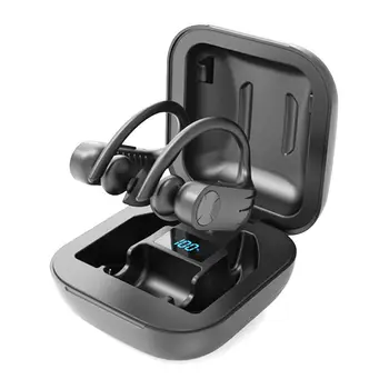 

Ear Hook Wireless Earbuds TWS Stereo Bluetooth 5.0 Headphones with Charging Case 19QA