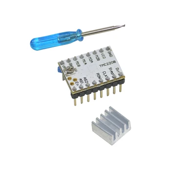

Geeetech Ultra-quiet TMC2208 Stepper Motor Driver + Heatsink + Screwdriver Kit For 3D Printer