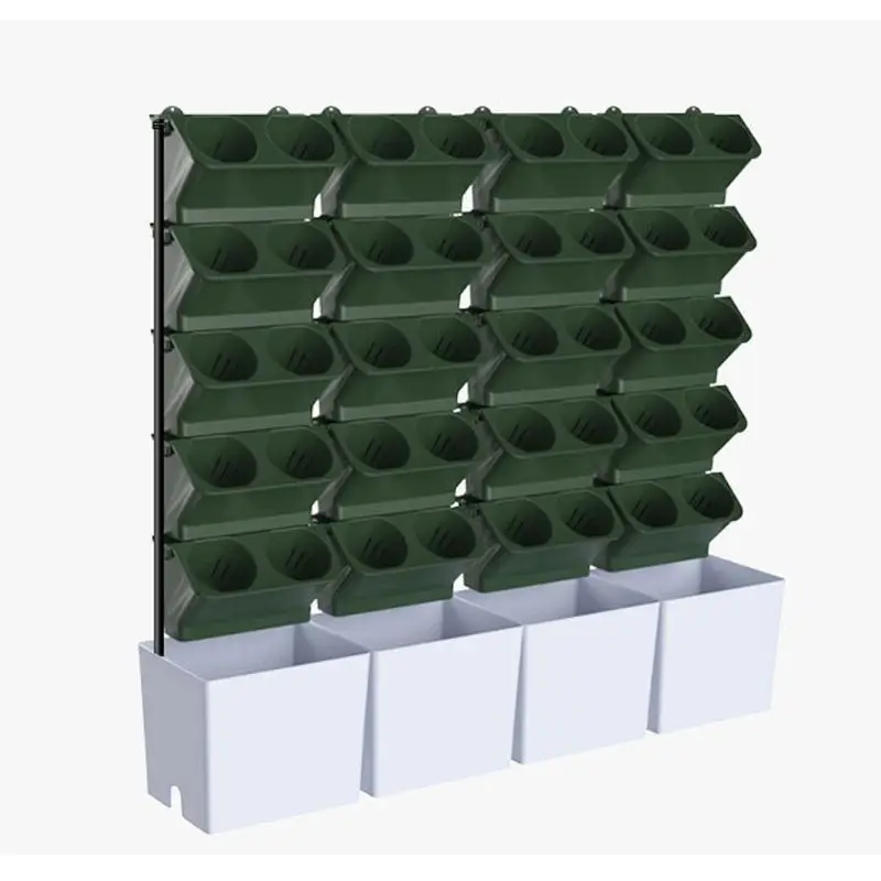 

Stackable Flower Pot Wall Hanging Vertical Planter Succulent Plants Bonsai Vase Garden Home Decoration