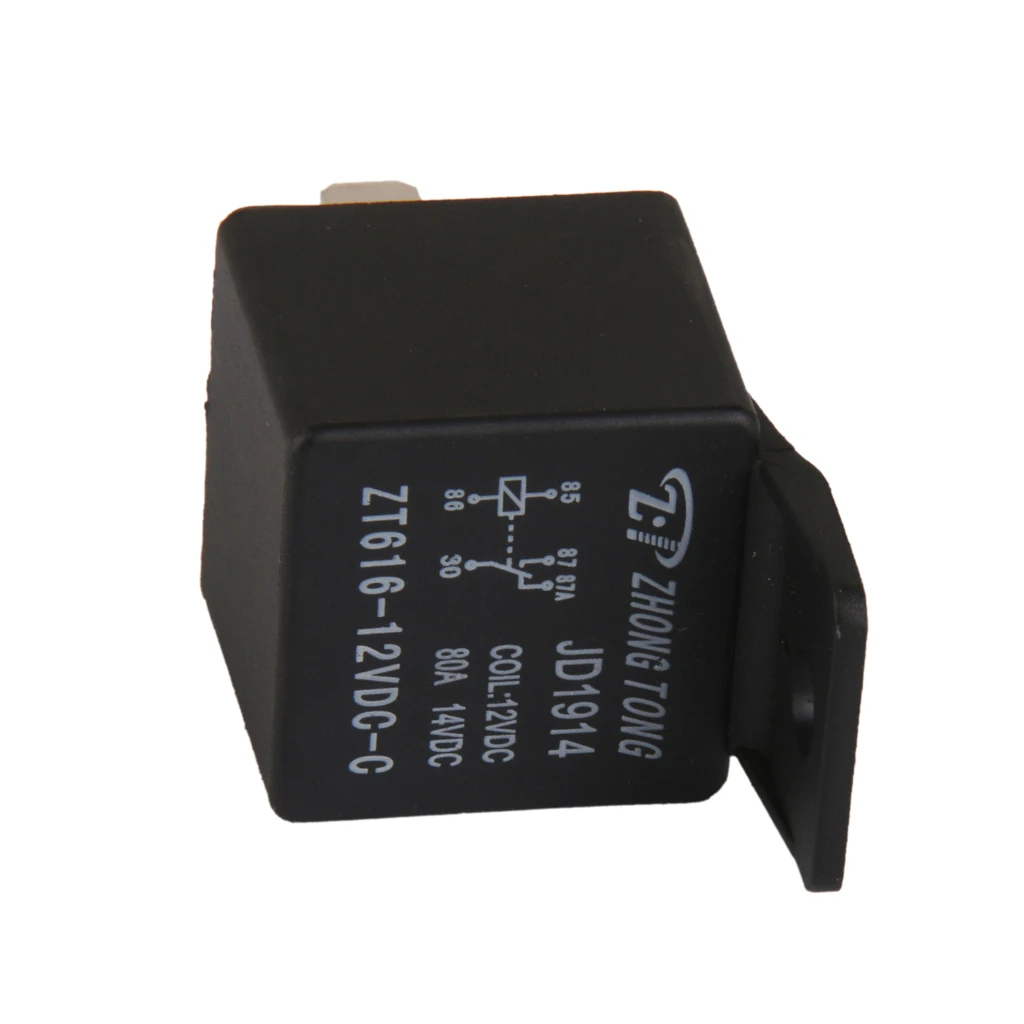 4x Car Truck Automotive DC 12V 80A 80 AMP SPDT Relay 5 Pin 5P For Headlight 4x Car Truck Automotive DC 12V 80A 80 AMP SPDT Relay 5 Pin 5P For Headlight