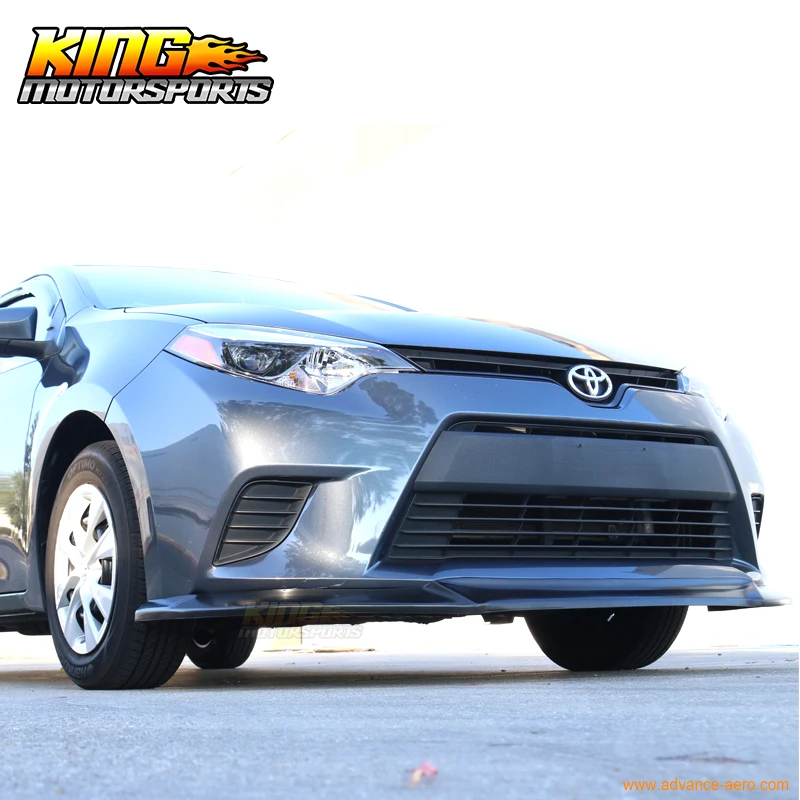 Подходит для 14 16 Toyota Corolla L LE GT Style передний бампер спойлер подбородка