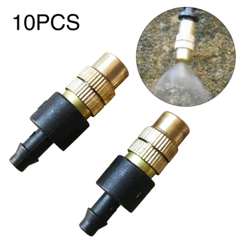 

Agricultural Garden Irrigation Removable Copper Nozzle Atomizing Sprayer Cooling Sprinkler Head Easy Clean For 4/7mm Hose