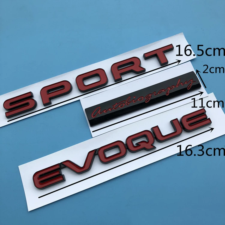 RANGE ROVER AUTOBIOGRAPHY ULTIMATE EDITION REAR BADGE MATT SILVER VOGUE SPORT