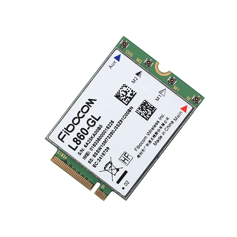 Fibocom L860-GL 4G Module Wlan Card LTE-A Pro CAT16 For Thinkpad P43s, T490, X1 Carbon 7th Gen, X1 Yoga 4th Gen