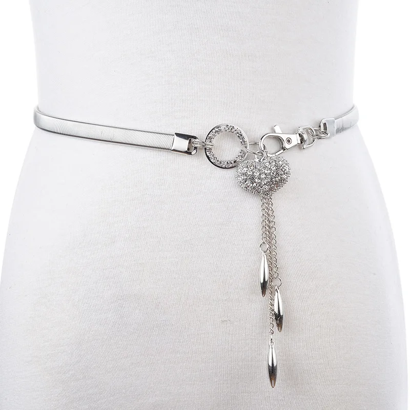 Elegant Women Metal Belt Chain Fashion 