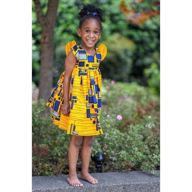 Voke African Print Summer  Strap Dress - Image 2