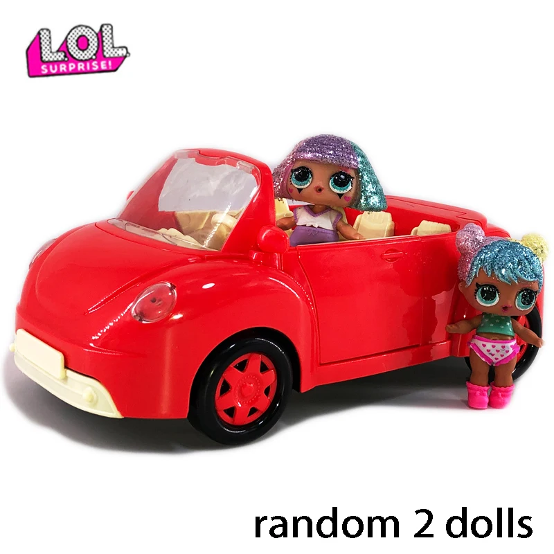 

LOL Surprise Dolls Original LoL Dolls Airplane Convertible Car Picnic Toy Action Model Anime Toys Set Birthday Gifts for Girls