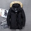 2022 NEW -40 Degrees Top Quality White Duck Down Jacket Men Thick Winter Big Fur Collar Warm Parka Waterproof Windproof ► Photo 3/6