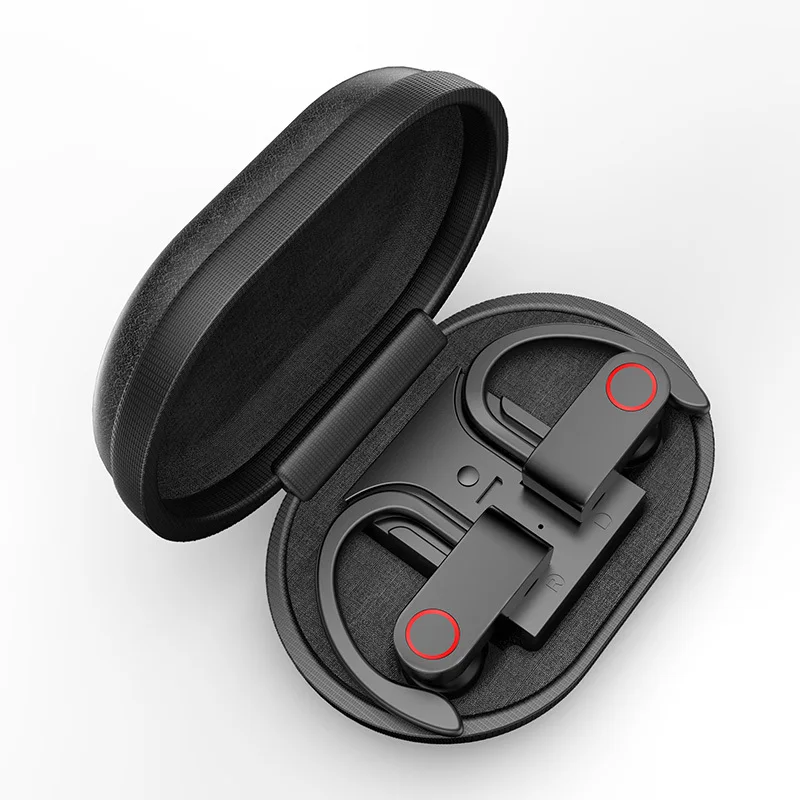 A9 TWS Bluetooth oortelefoon echte draadloze oordopjes 8 uur muziek 5,0 koptelefoon Водонепроницаемый Спорт - Цвет: A9 Black