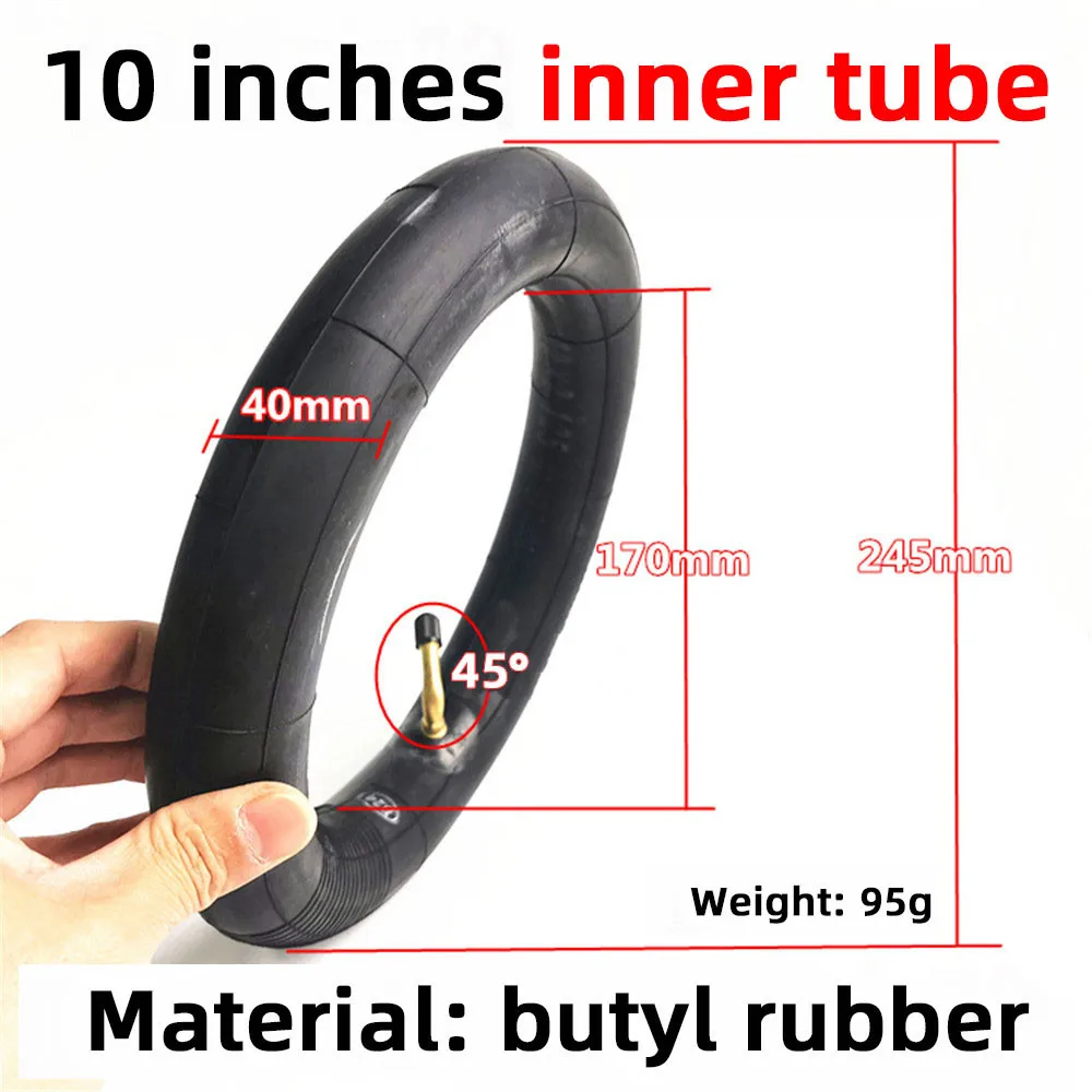 10 inches outer Tyre and Inner Tube 10X2/2.125 with bent Valvefor electric Gas Scooter & Electric Scooter or Tricycle Bike Kids