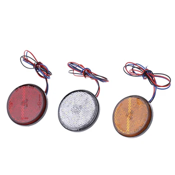 

Car motorcycle Round 24 LED Brake Turn Signal Stop Tail Lights Bulbs Reflectors