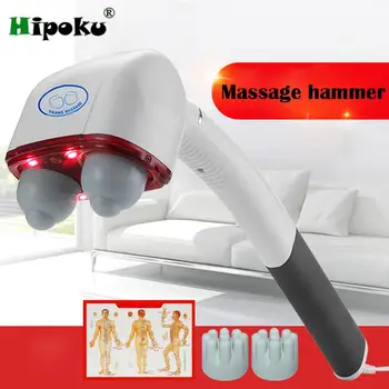 

HipoKu dolphins neck massage stick electric massage hammer tapping massage waist lamented multi-function body back legs