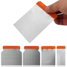 4 шт. набор скребков для краски аппликатор для ремонта прочных шпаклевочная паста портативный чистящий лист углеродистая сталь инструменты