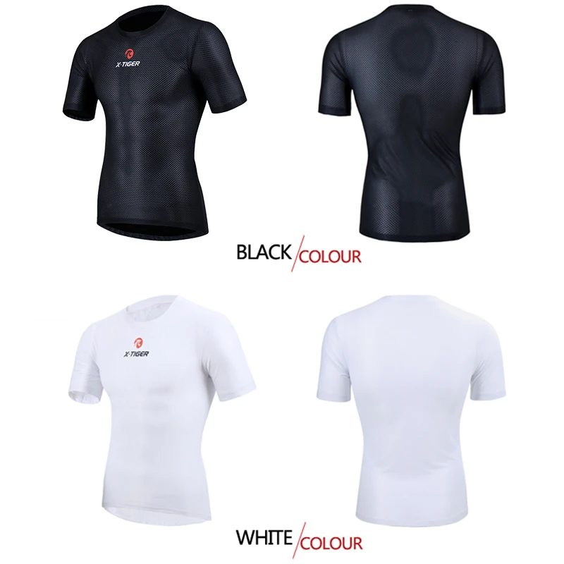 _ Крутая сетчатая велосипедная одежда Велосипедная Базовая многослойная рубашка