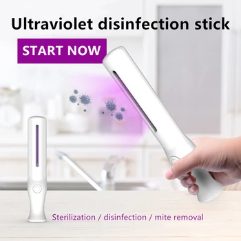 

High-quality Portable Sterilize UV Light Germicidal UV Lamp Home Travel Handheld Disinfection Mask Germicidal Lamp USB Charging