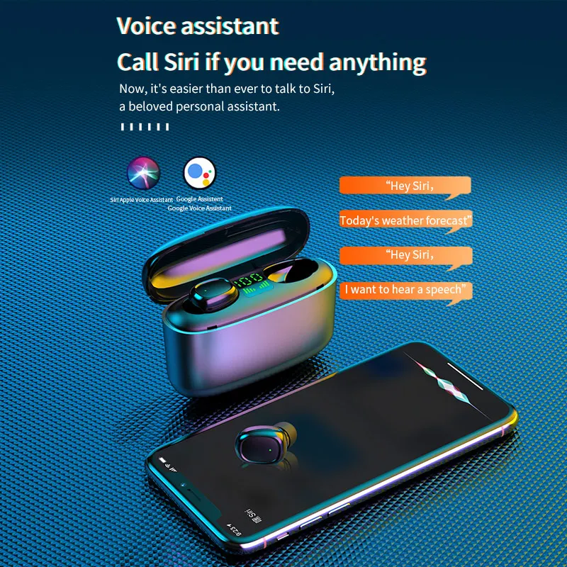 G5S TWS Mini Bluetooth Earphones Business Earpieces Waterproof IPX7 Sports Earbuds for Android iOS