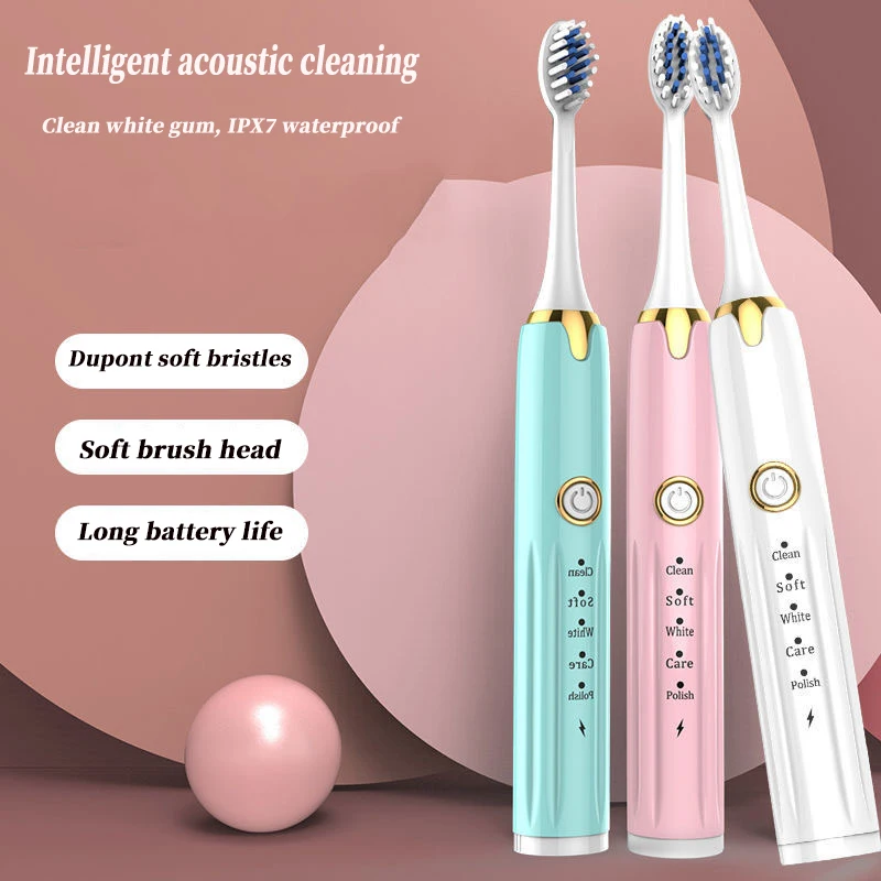 

USB charging adult Electric Toothbrush electric Ultrasonic Automatic Fast charge IPX7 Waterproof Tooth Clean