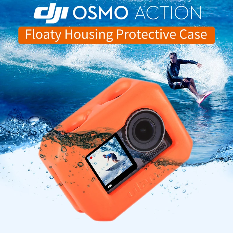 

Ulanzi OA-4 Floaty Case Anti-sink Cover for Dji Osmo Action Swim Diving Shell Housing Protective Action Sport Camera Accessory