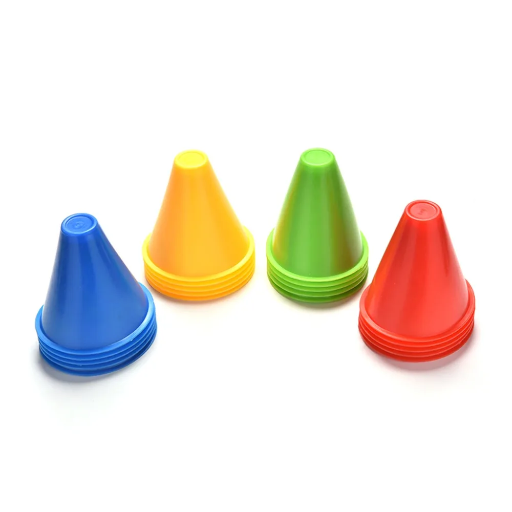 5Pcs Space Marker Cones Slalom for Inline Roller Skating Mark Cup Skateboard Football Soccer Rugby Speed Fitness Equipment Drill