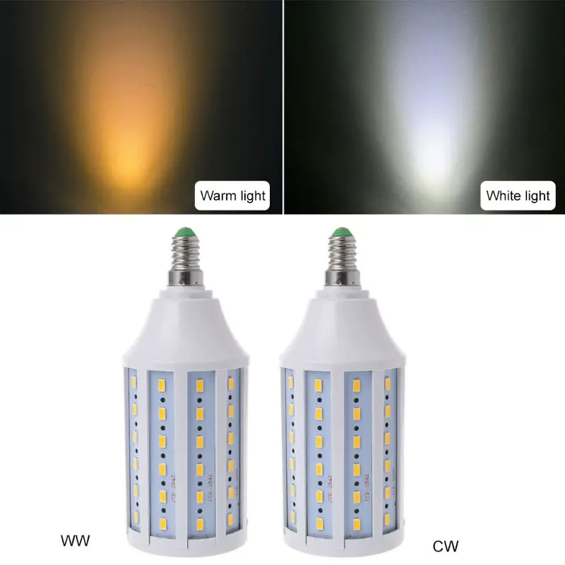 E14 светодиодный энергосберегающий светильник 20 Вт AC 220 В теплый/холодный белый свет Кукуруза лампа 5730 SMD для украшения дома AXYC