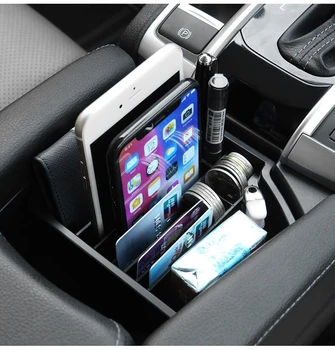 

Fit For Honda Civic 2016 2017 2018 Sedan Plastic Car Styling Central Console Container Storage Multi-grid Box Cover Kit