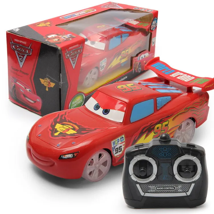 

512-6b Cartoon Remote Control Car Model Car McQueen Light Music Wireless Remote Control Car