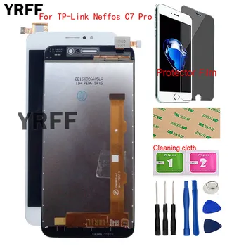 

Phone LCD Display For TP-Link Neffos C7 Pro Touch Screen + LCD Display Sensor Digitizer Panel Tools Protector Film