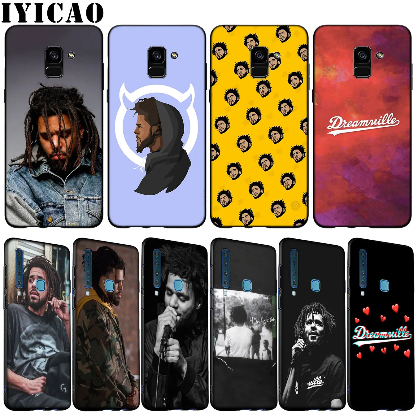 J. Cole Jcole Rapper Soft Phone Case for Samsung Galaxy A51 A71 A81 A91 A41 A21 A11 A01 A2 Core J8 J7 J4 J6 Plus Prime 2018 | Аксессуары