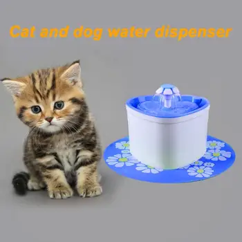 

2L Electric Auto Pet Water Dispenser Drinking Bowl Fountain Mute EU/US/UK Plug Dog Automatic Feeders Supplies