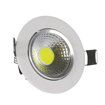 

LED Downlight Indoor COB Ceiling Light Spot Light Round White Panel Light Downlight Background Wall Hotel Decoration Lamps