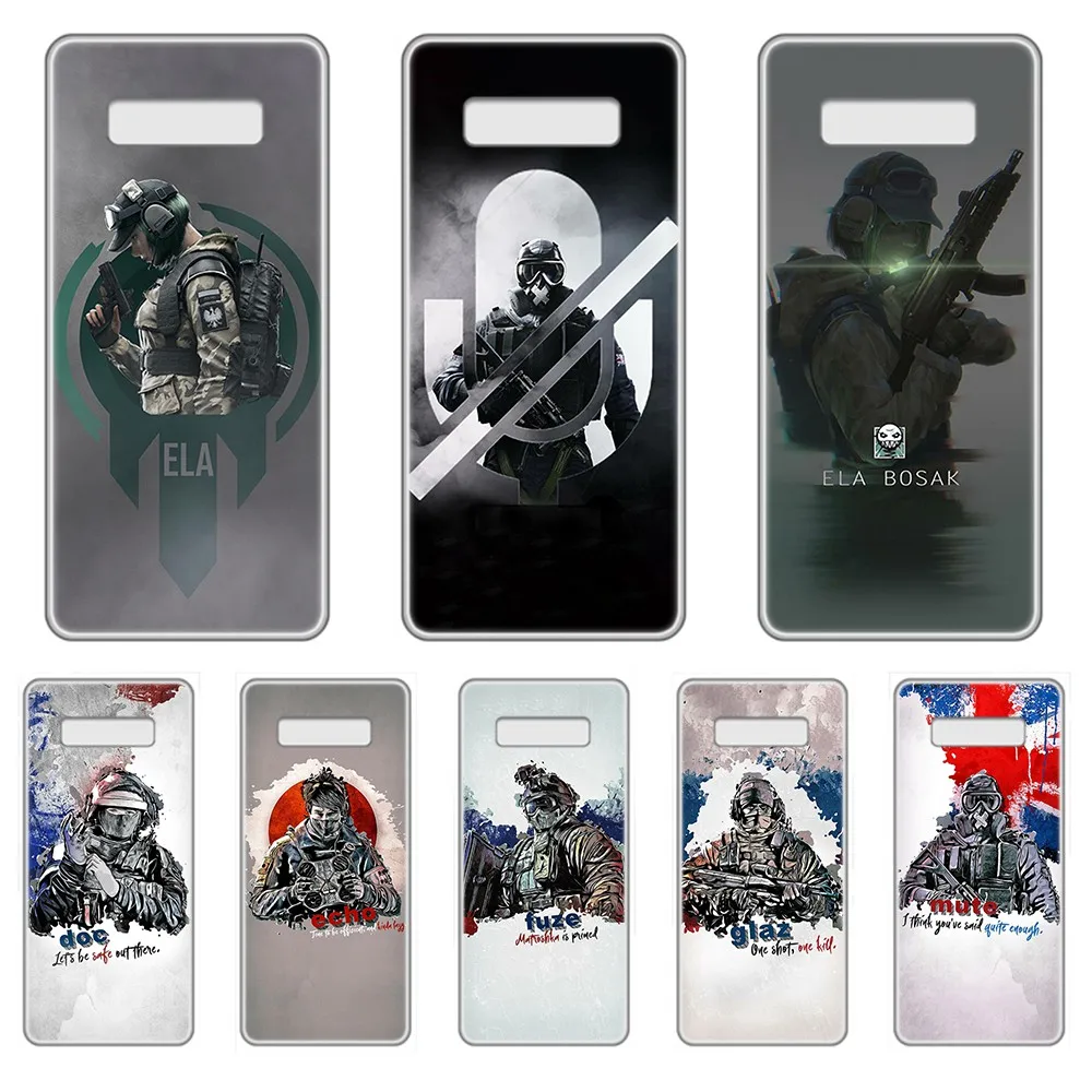 Радужный шестигранный бампер прозрачный чехол для телефона корпус корпуса SamSung