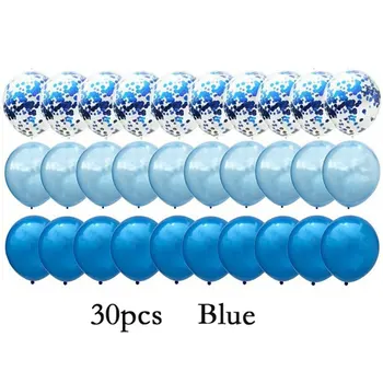 

Hot new 30/40PCS 12-inch sequins latex balloons holiday party layout decoration set multi-color latex decorative balloons