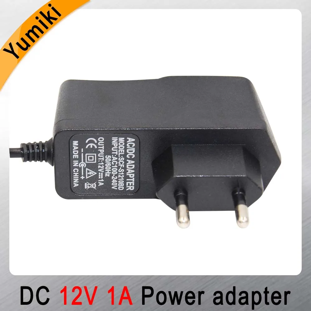 4 шт./лот DC12V1A Новый преобразователь переменного тока 100 240 в адаптер питания