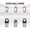 MTB Road Cycling Shoes Mount Wall Ware Portable Hanger Wall Hook Shoe Rack For SPD SM-PD22 KEO Pedal Cycling Shoes Cleat Set 2