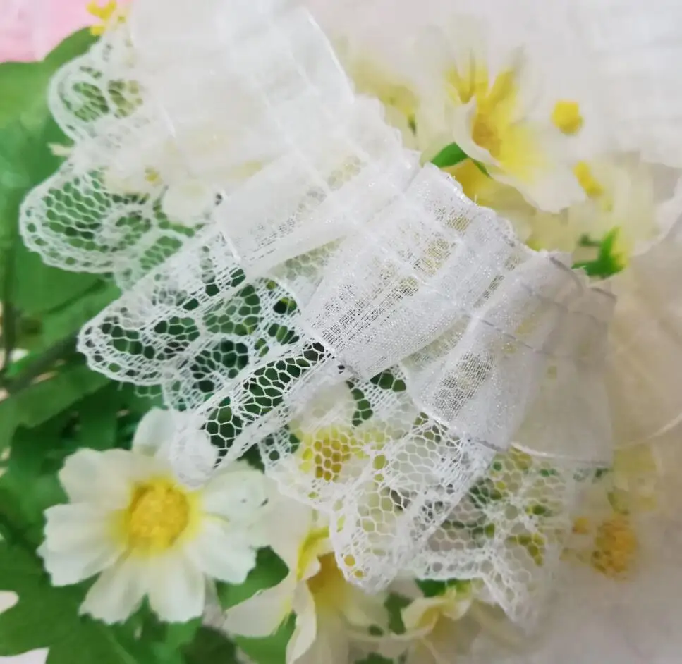 1M-Tulle-Lace-Trim-4-5cm-Flower-Laces-Ribbon-Dolls-Dress-Sewing-Accessories-White-Beige-Lace (3)