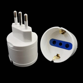 

European Eu Plug To Italy Standard Power Adapter Socket 10A Travel Converter AC 110~250V Power Plug