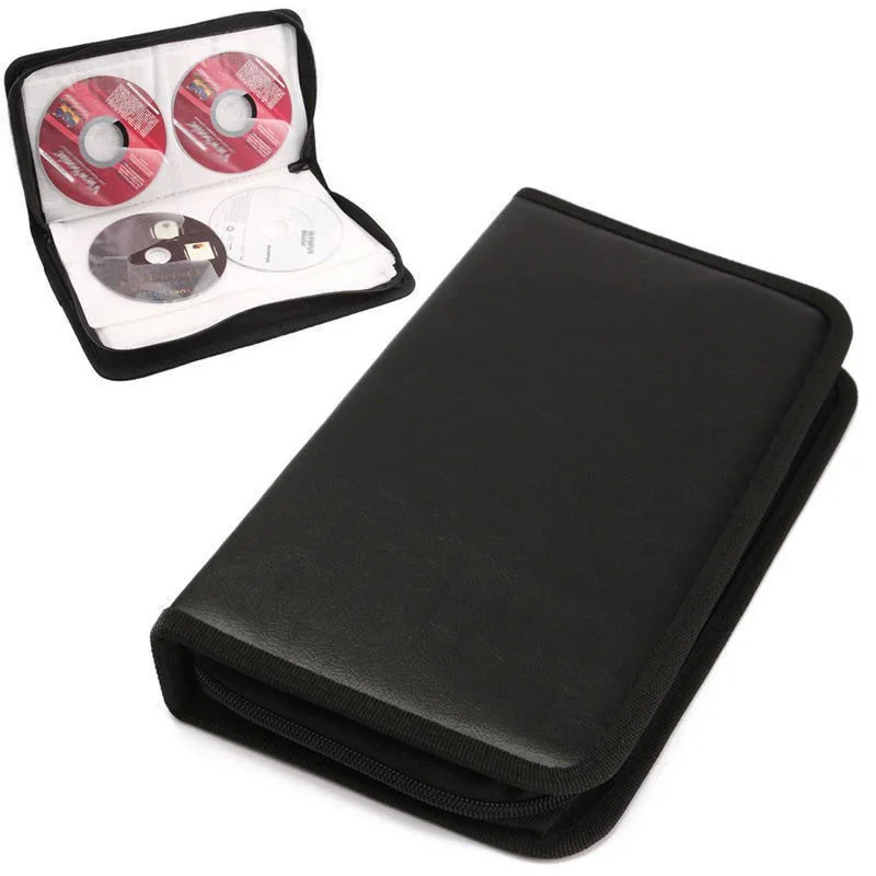 80 копировальных машин Pu CD DVD фотоальбом портативный каталог плетеная сумка для