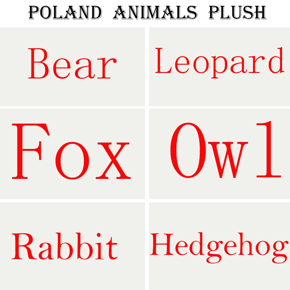 

2019 Funny Sweetie Animal Plush Toy Rabbit Owl Fox Beaver Hedgehog Lynx Bear Stuffed Dolls Kids Christmas Birthday Gift