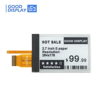 

2.7 inch 264x176 SPI e-ink display with LED frontlight e paper display