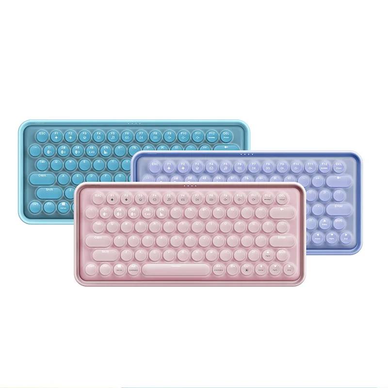 Rapoo Ralemo Pre5 multi-mode wireless 79 keys mechanical keyboard Bluetooth/2.4G, compact and portable, full-key without punch