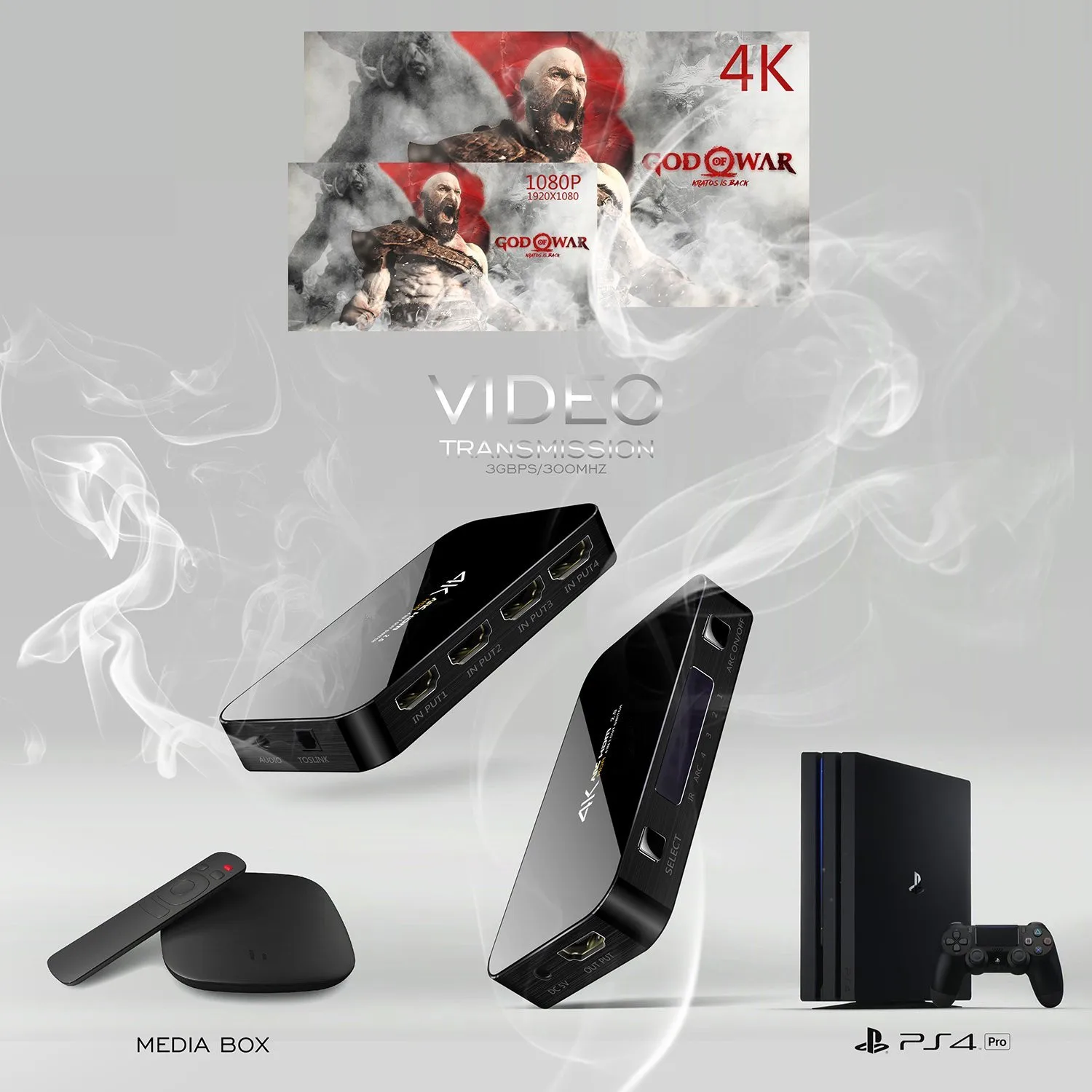 HDMI ȣȯ 2.0 ġ ARC 4K HD 4 Ʈ 4K x 2K   佺ũ, IR  , macbook HDTV Ʈ XBOX 360 PS4 